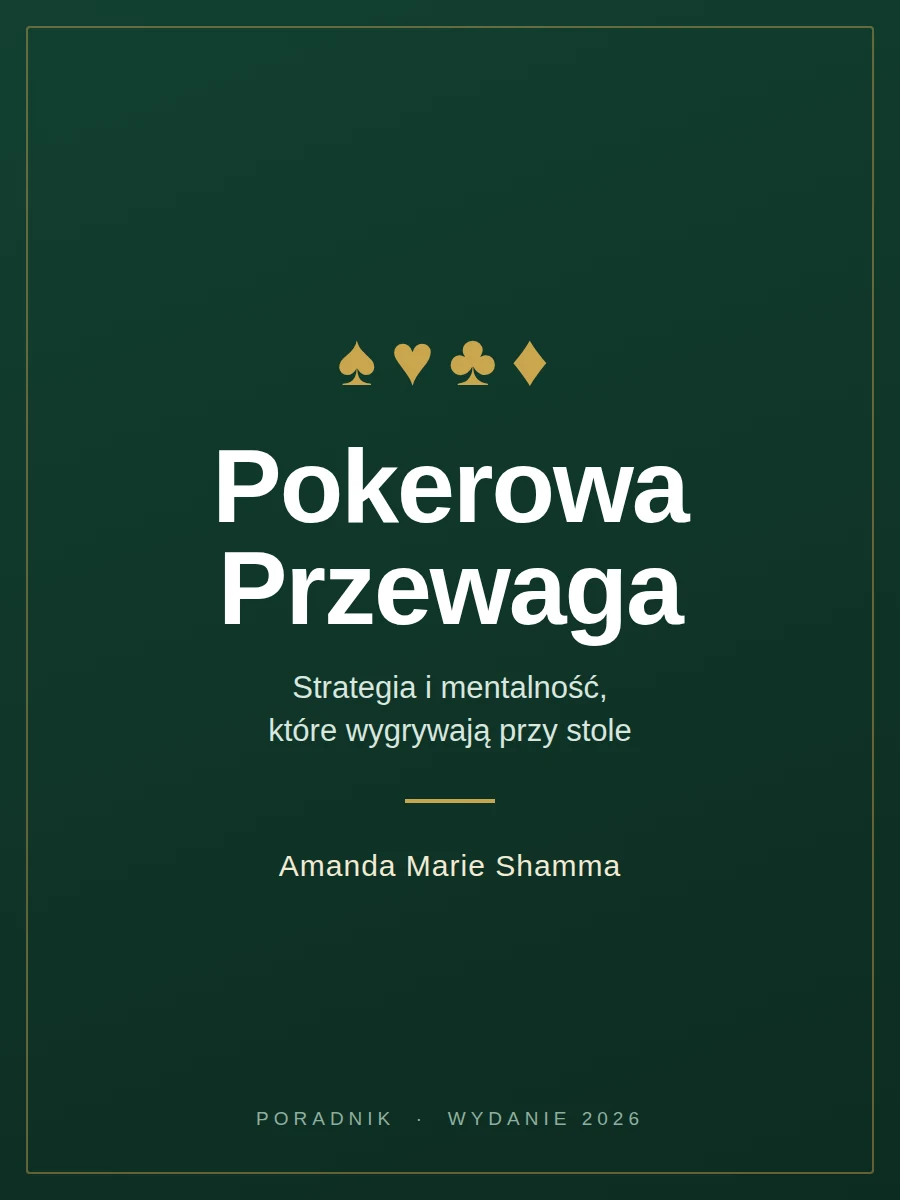 Okładka ebooka Pokerowa Przewaga — poradnik strategii i mentalności pokera